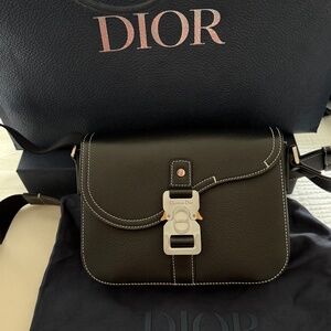 Dior Small Saddle Messenger Bag with Flap